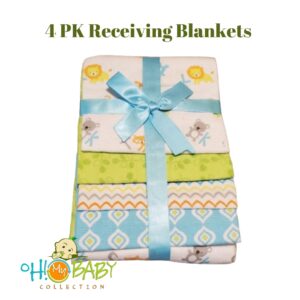 4 Pack Receiving Blanket