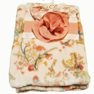 Baby Girl Plush Blanket & Headband