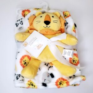 Baby Plush Blanket & Lion Toy