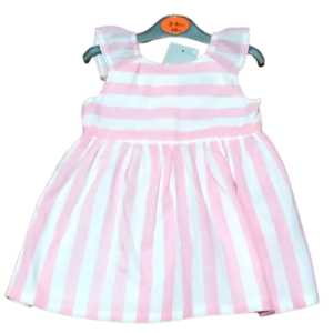 Baby Girl Pink Stripe Dress