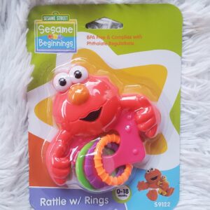 Sesame Street Baby Rattle with rings